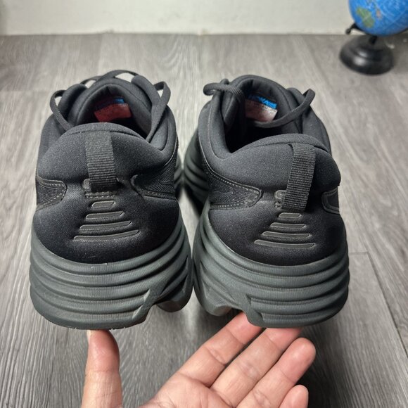Hoka One One Mens Bondi 8 1123202 BBLC Black Running Shoes Sneakers Size 14 D main image 3